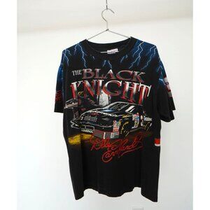 VTG The Black Knight Dale Earnhardt Racing Tee Shirt L Single Stitch Made in USA